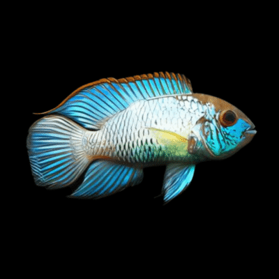 20 x Electric Blue Acara Cichlid 3cm