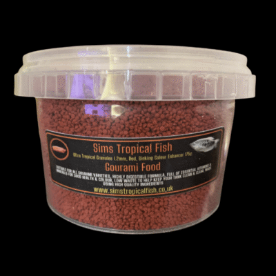 12 x Sims Tropical Fish Gourami Food 175G