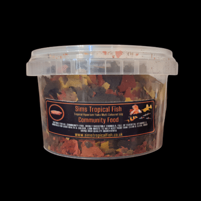 12 x Sims Tropical Fish Community Food 50G