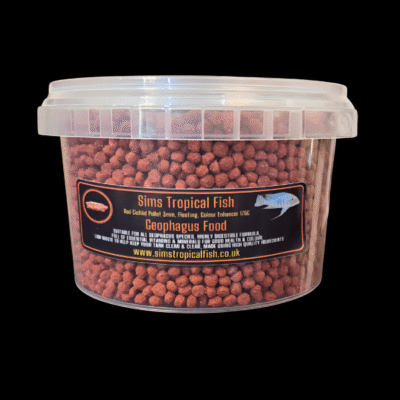 12 x Sims Tropical Fish Geophagus Food 175G