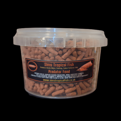12 x Sims Tropical Fish Predator Food 150G
