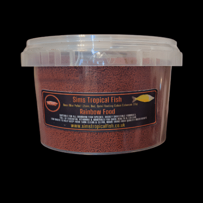 12 x Sims Tropical Fish Rainbow Food 175G