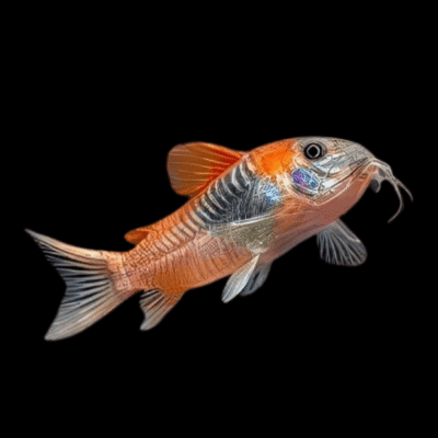 15 x Orange Corydoras 3cm