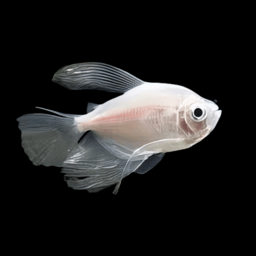 40 x Albino Black Widow Tetra Long Fin 3cm