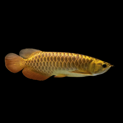 6 x Malaysian Golden High Back Arowana Scleropages Formosus 20cm